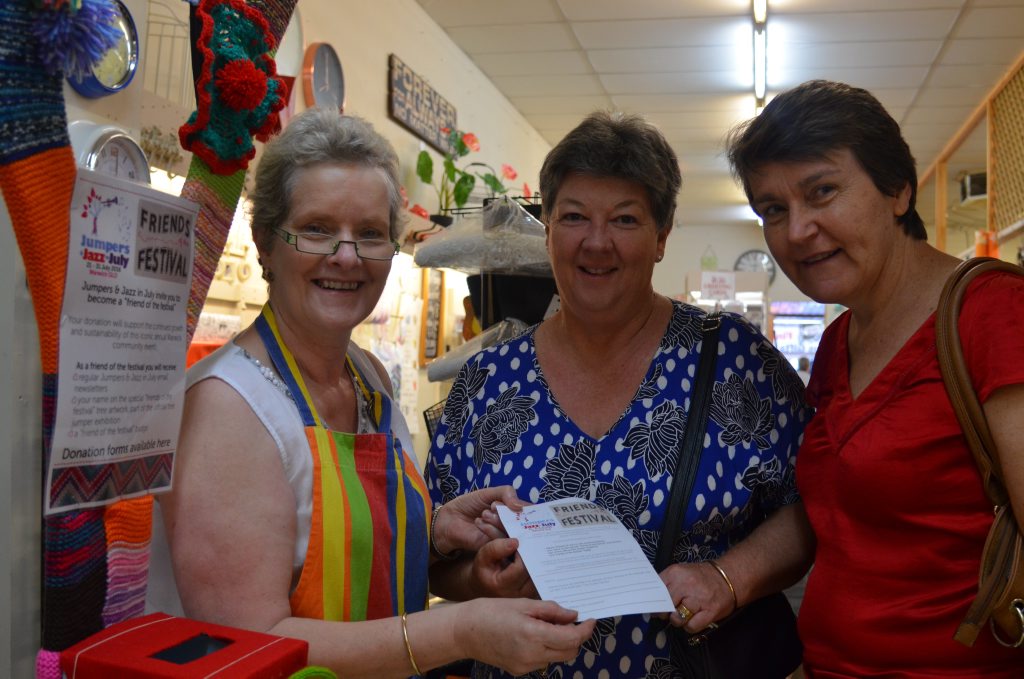 Bryson's Place owner and Jumpers and Jazz lover Lynn Bryson is encouraging people to sign up to become Friends of the Festival. 